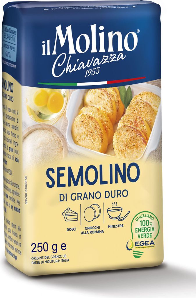 Il Molino Chiavazza Semola di Grano Duro Flour 250g - Molino Chiavazza