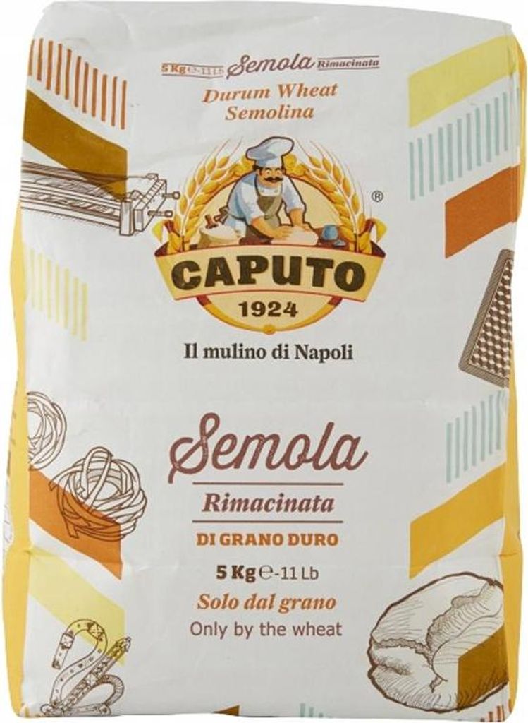 Semola Rimacinata 5kg Flour - Caputo 5 kg