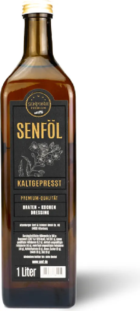 Altenburger Senf & Feinkost GmbH Mustard Oil 1000 ml Glass Bottle