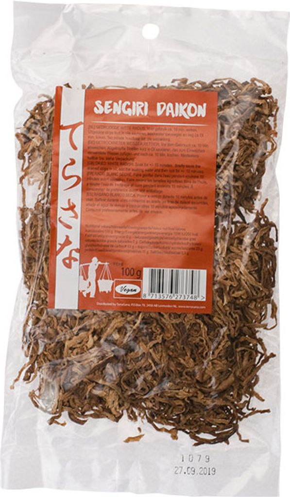 SENGIRI DAIKON (JAPANESE DRIED RADISH) 100g - TERRASANA