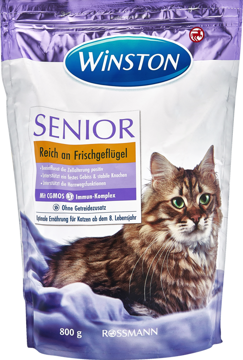 Winston Senior dry food rich in fresh poultry