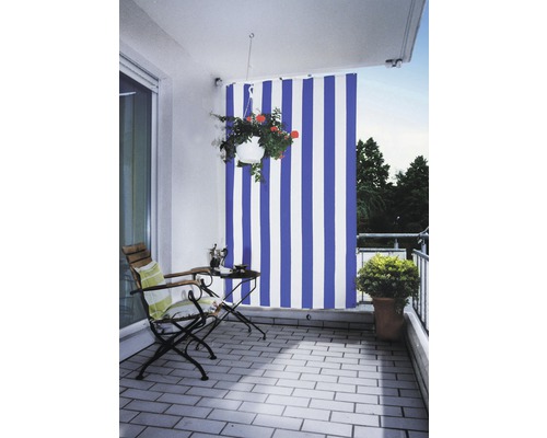 Floracord Vertical sun sail blue-white 230x140cm