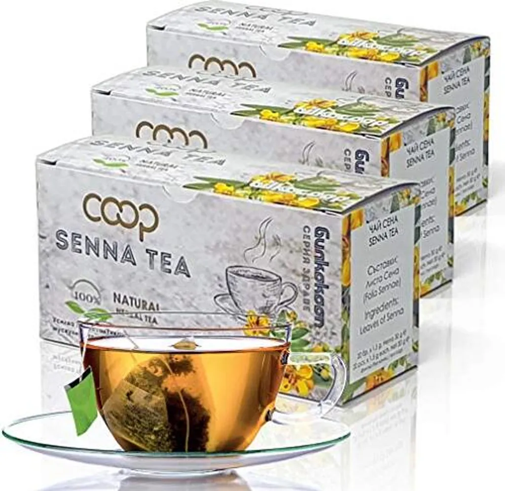 Bulminvex-Gb Senna leaf tea - laxative, detox, weight loss, 3 x 20 tea bags, 100% natural 130g