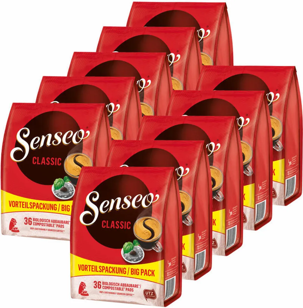 Senseo - Coffee Pads Douwe Egberts Classic 36pcs | Pack of 36 | 10 pieces 2500g