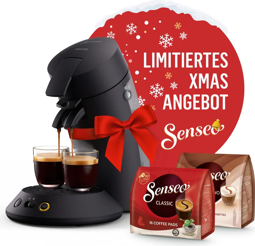 Philips Senseo CSA210/69 Original Plus XMAS Limited Edition pad machine