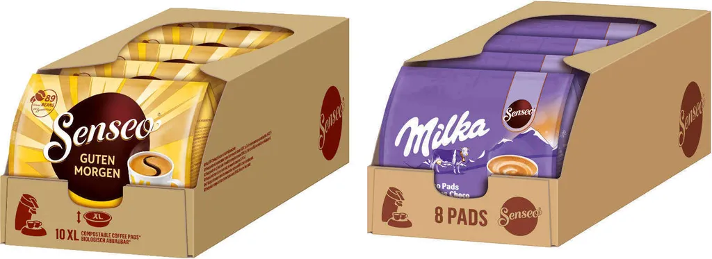 SENSEO Pads Good Morning XL Coffee & Milka Chocolate - 90 Drinks