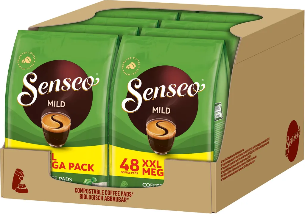 SENSEO Pads Mild Senseopads 10 x 48 Coffee Pads XXL Pack