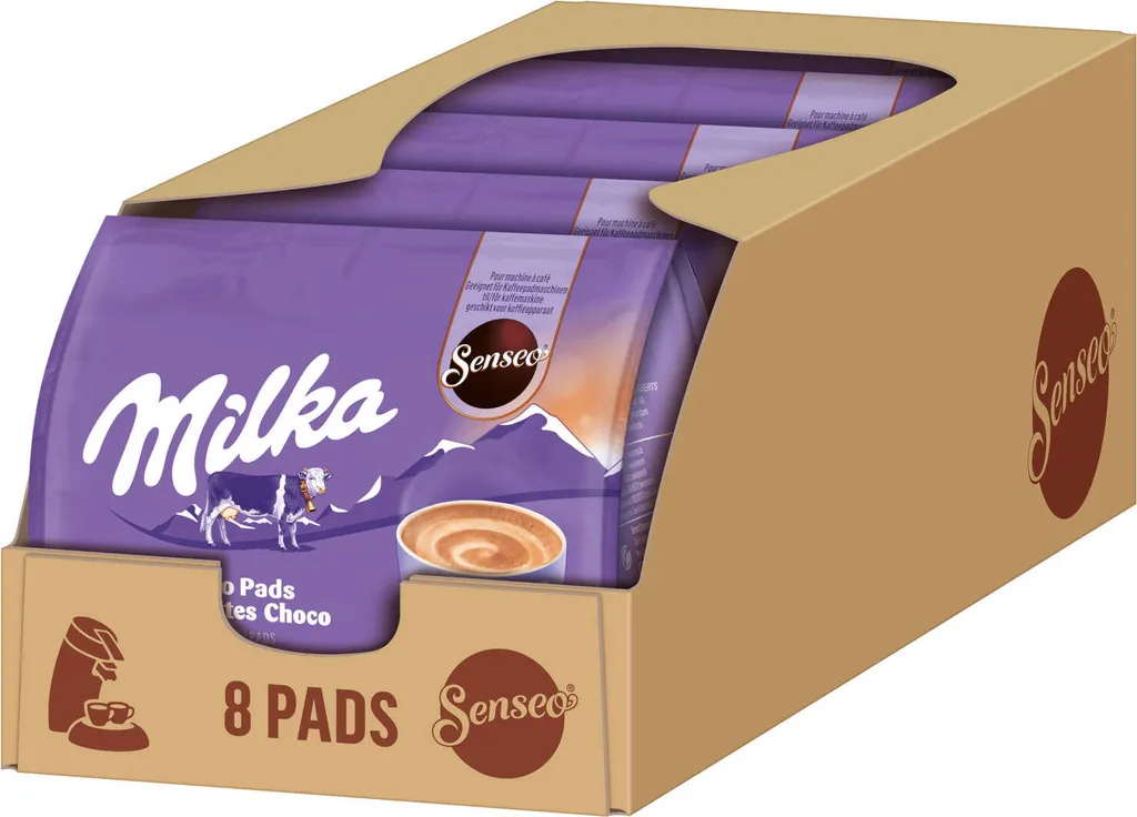 SENSEO Pads Milka Senseo Pads 40 Drinks Cocoa Hot Chocolate