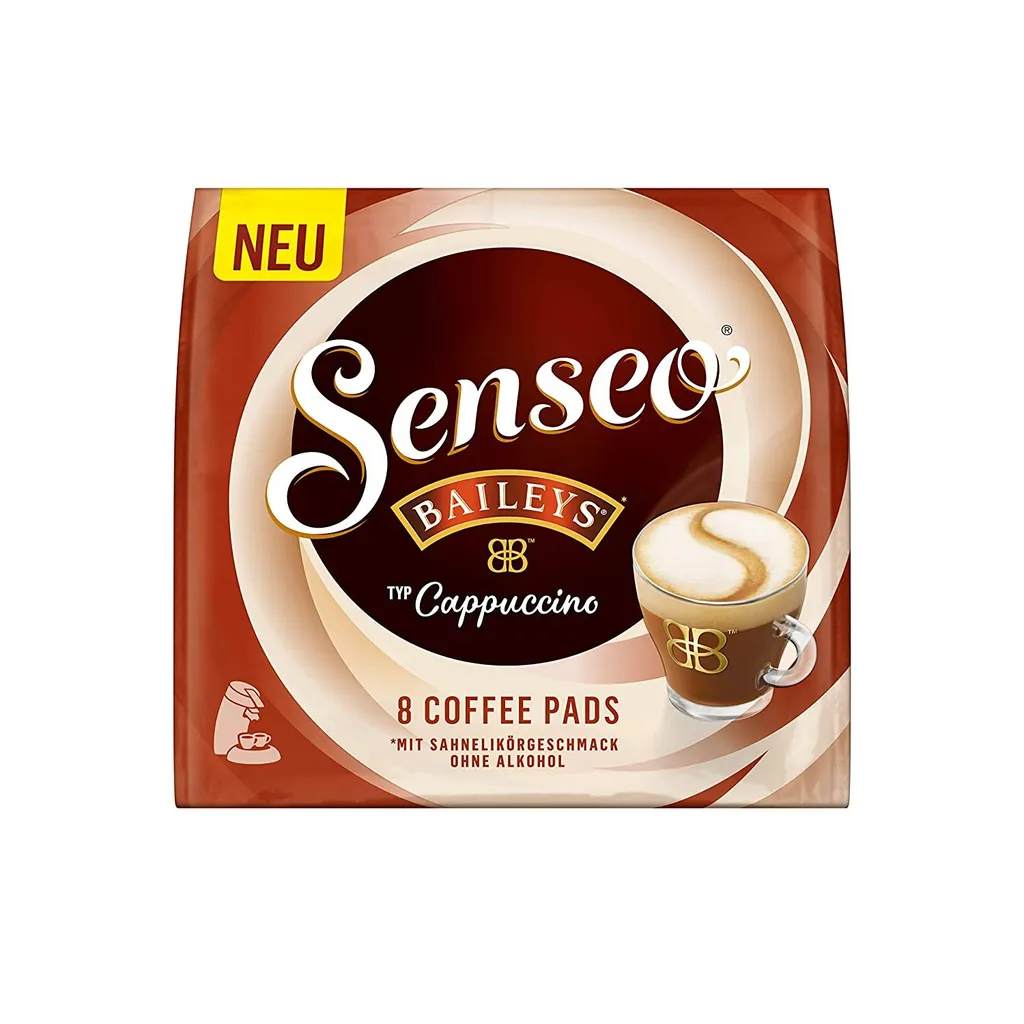 Senseo Pads Cappuccino Baileys type, 8 coffee capsules