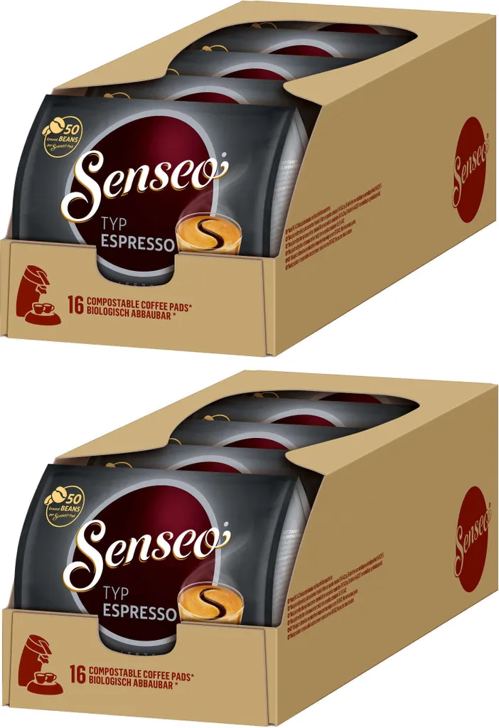 SENSEO Espresso Pads, 160 Coffee Pads