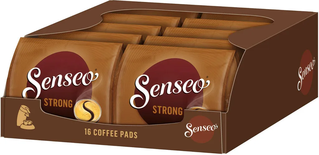 SENSEO Strong Coffee Pads, 10-pack (10 x 16 drinks) 1110g
