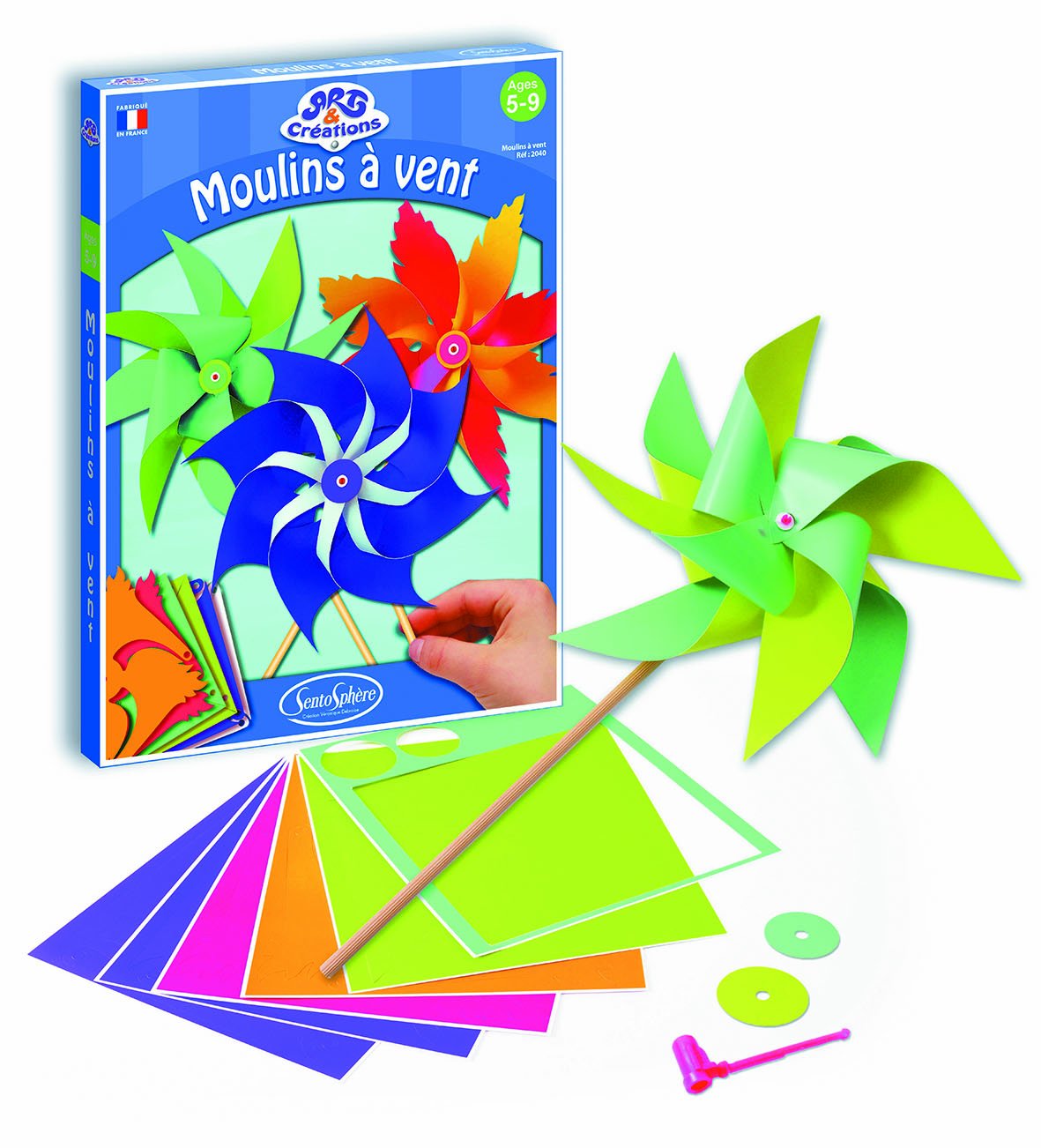 Sentosphere Jigsaw And Creations Windmills Paper Craft Kit