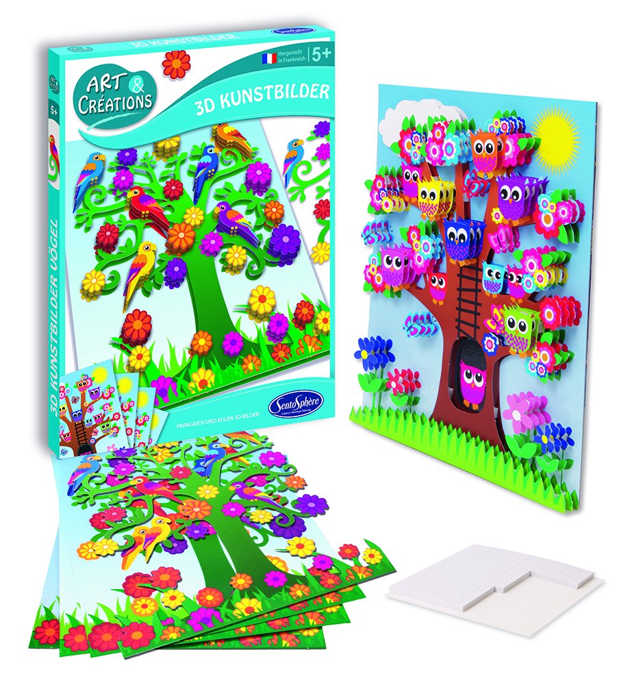 Sentosphere D Birds Art Pictures Craft Kit