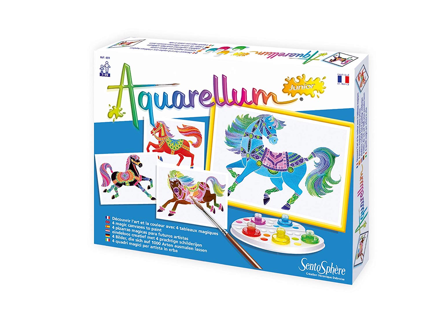 Sentosphere Aquarellum Junior Horses Paint Set
