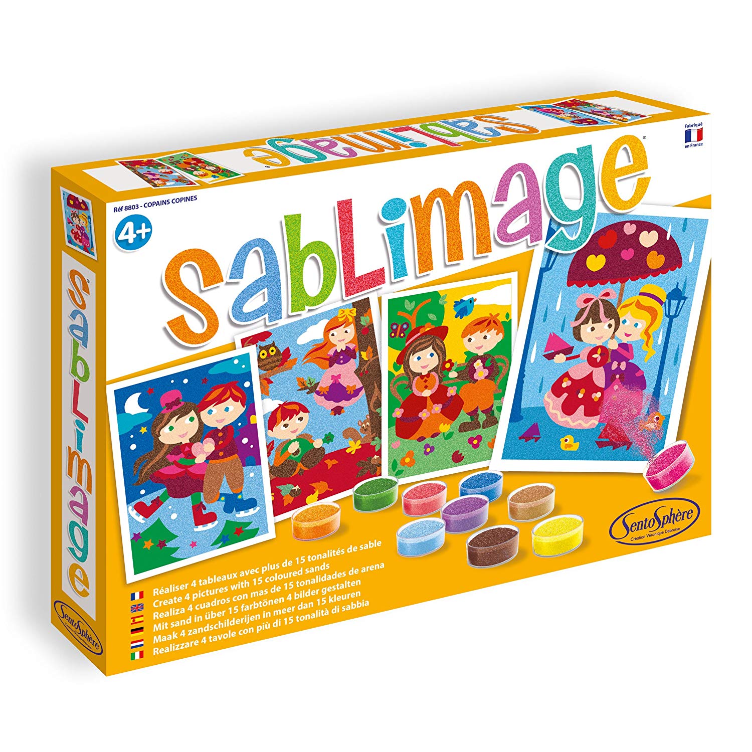 Sentosphere Sentosph Re Craft Set Sand Pictures Friends