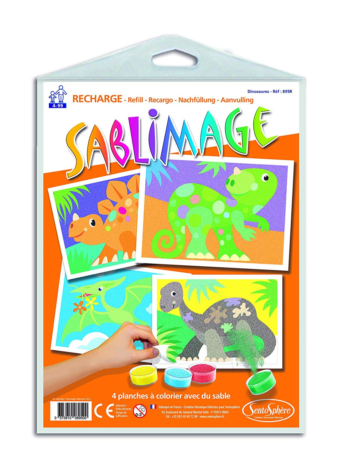 Sentosphere Sentosph Re R Refill Pack Sabl Image Dinosaur
