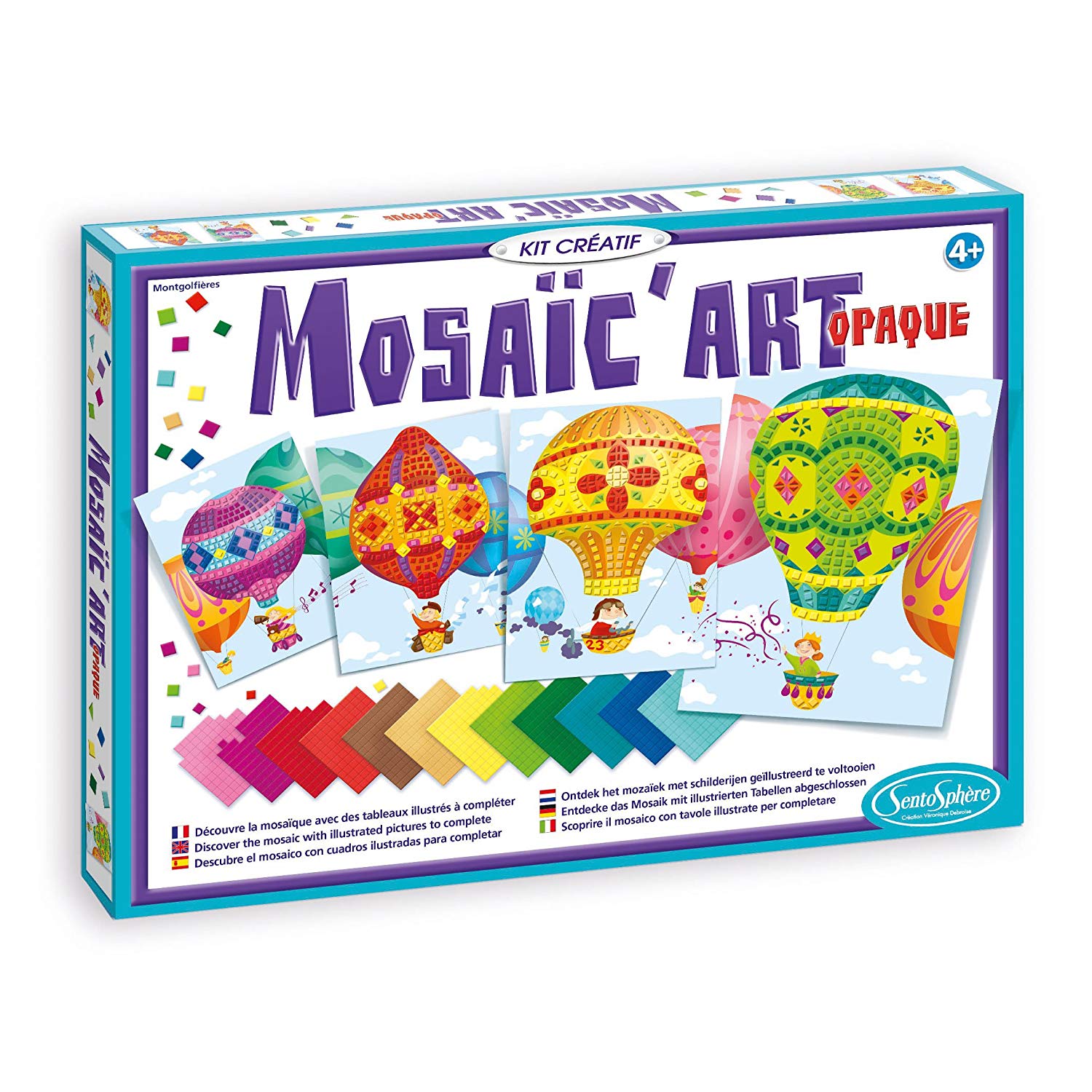 Sentosphere Sentosph Re Magic Shrink Wrap Mosaic Art Opaque Hot Air Balloons