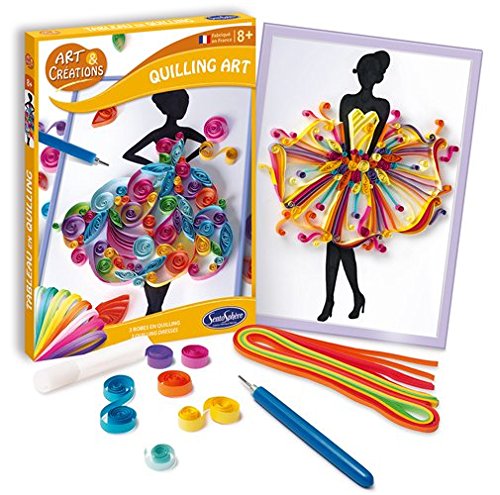 Sentosphere Quilling Paper Strips Art Coat Reve