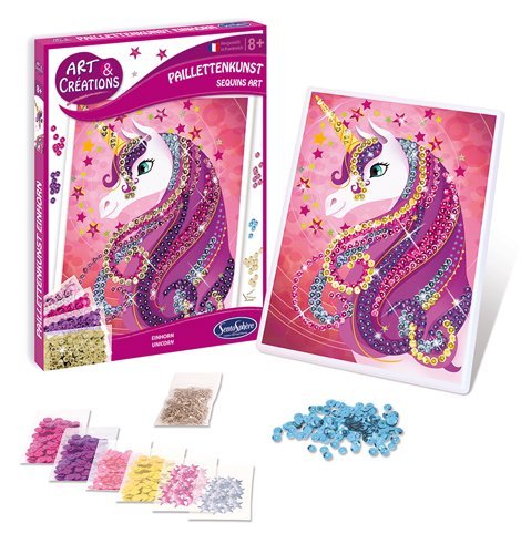 Sentosphere Sequin Art Unicorn D