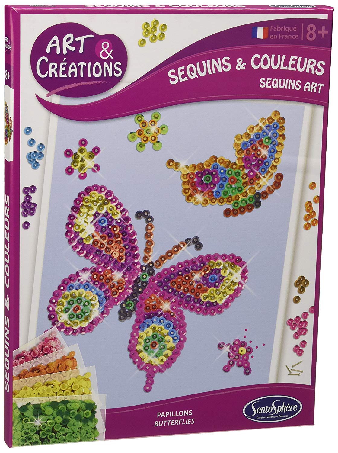 Sentosphere Sequins Colours Papillon