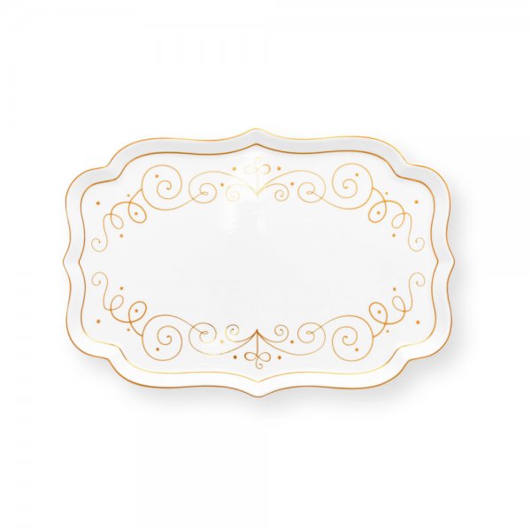 Royal Winter Oval White Serving Platter (26cm) Pip Studio