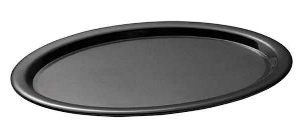 Coffee House serving tray, 28.5 x 21.5 cm, H: 1.5 cm, melamine, black, 2 sets