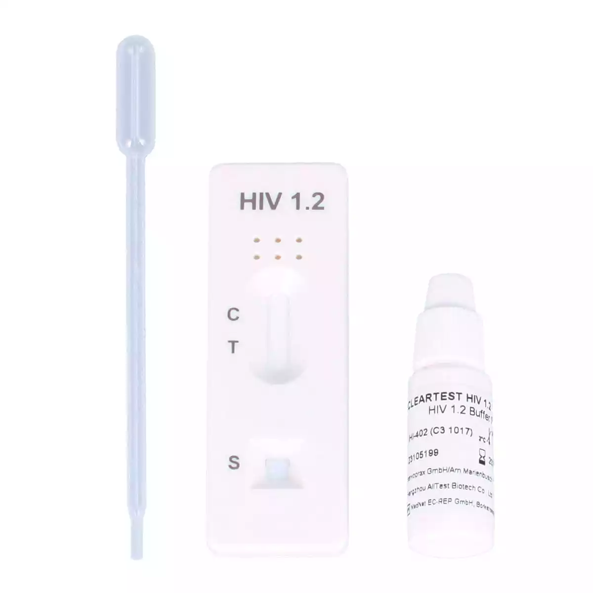servoprax Cleartest HIV 1.2 cassette rapid test