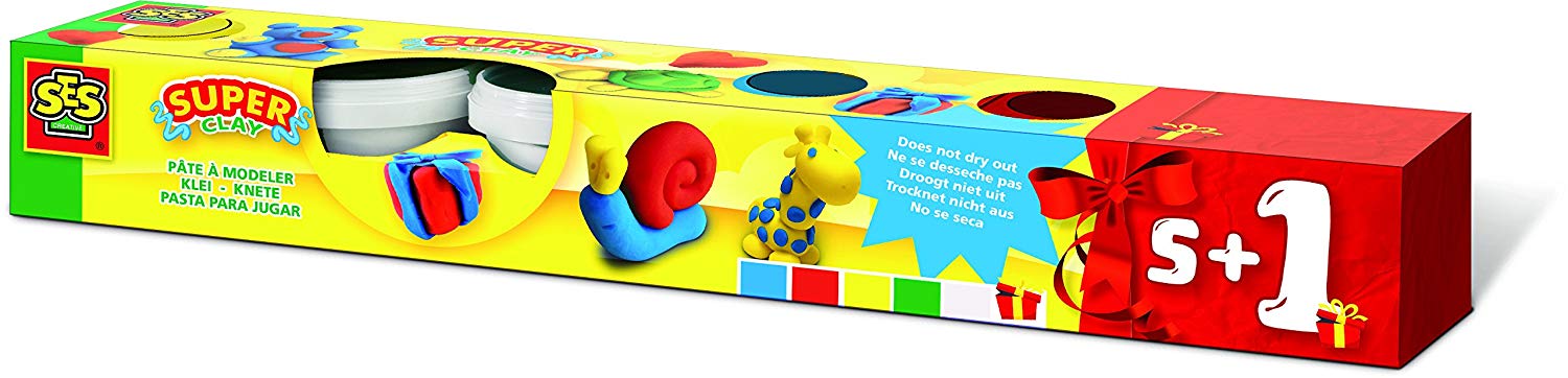 SES Creative Dough Pack Tine Dough And Tin