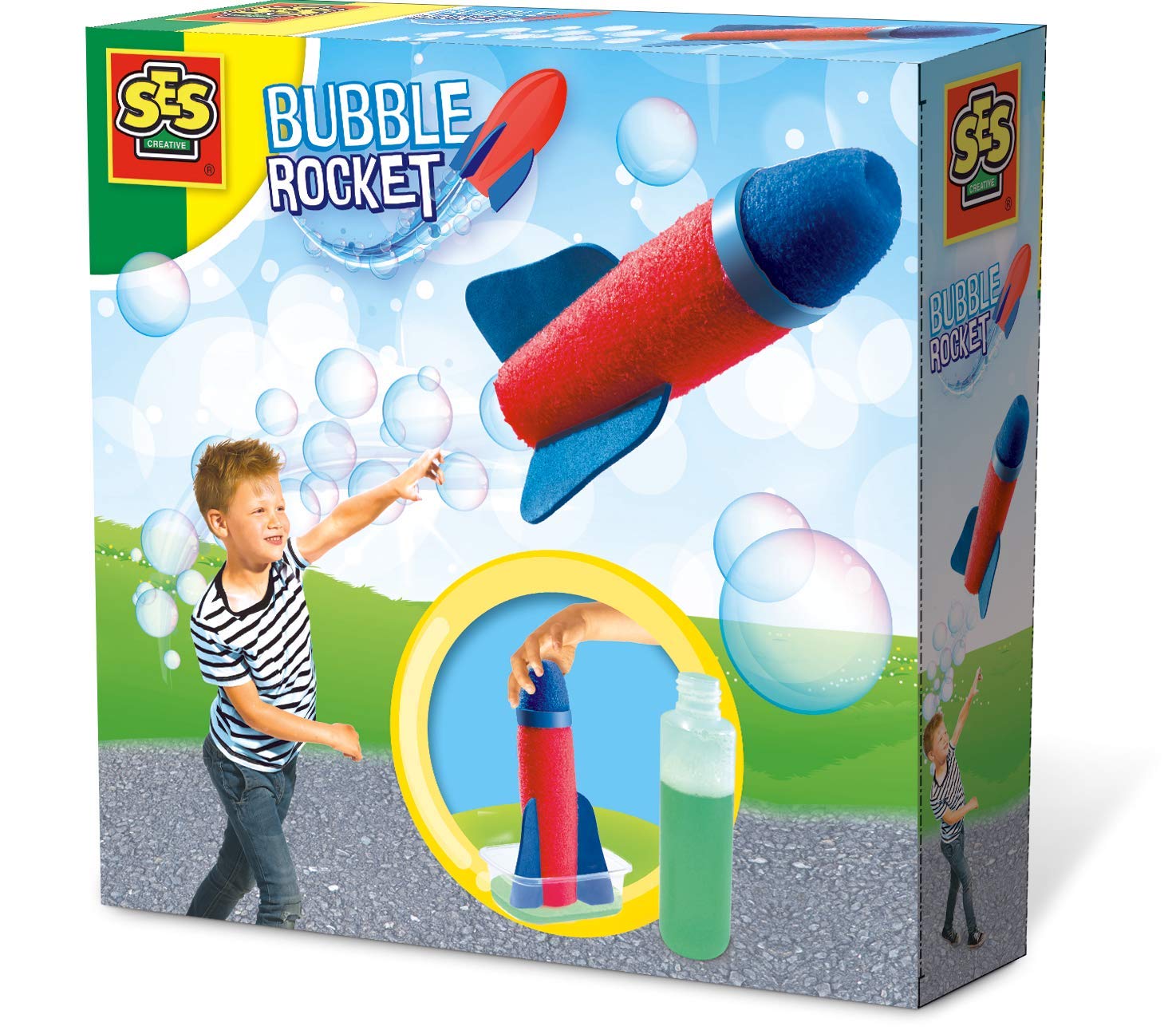 SES Creative Bubble Rocket Game