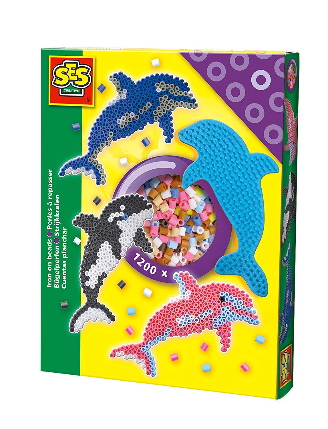 SES Creative Ironing Beads Set Dolphin