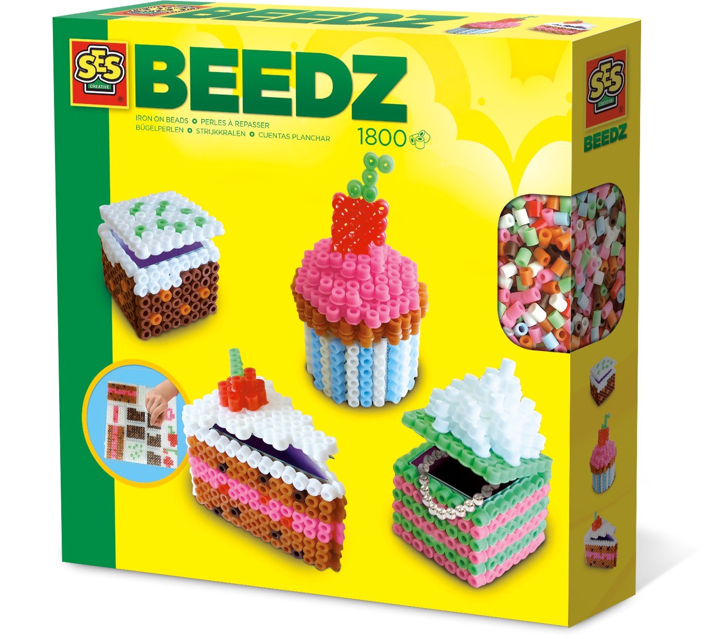 SES Creative Beedz Ironing Beads D Cake