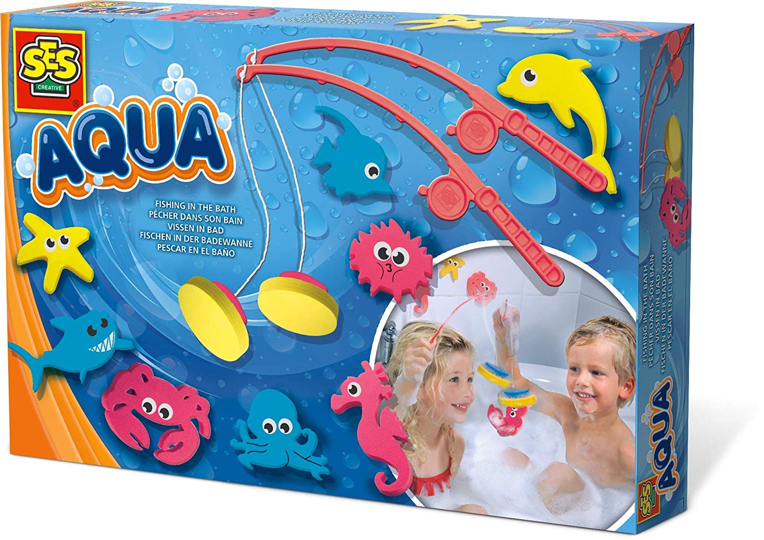 SES Creative Fishing In The Bath