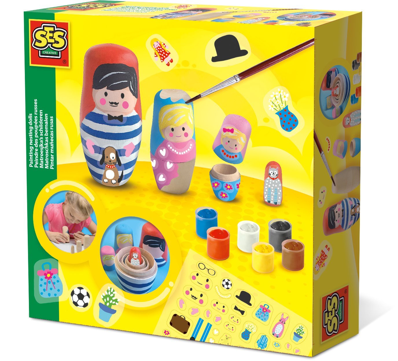 SES Creative Russian Dolls Painting