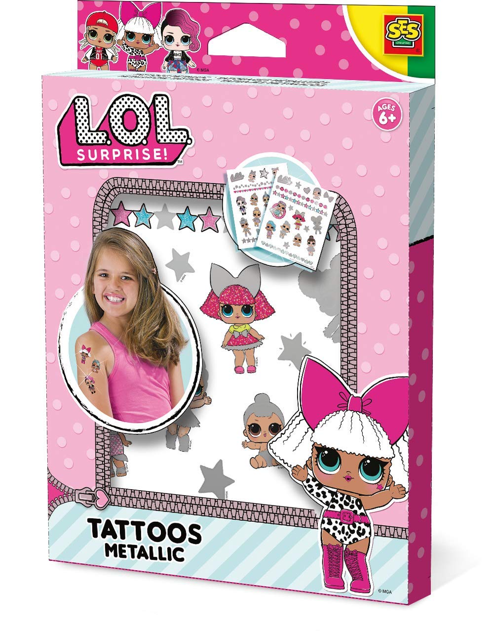 SES Creative L O L Surprise L O L Surprise Tattoos Multi Colour