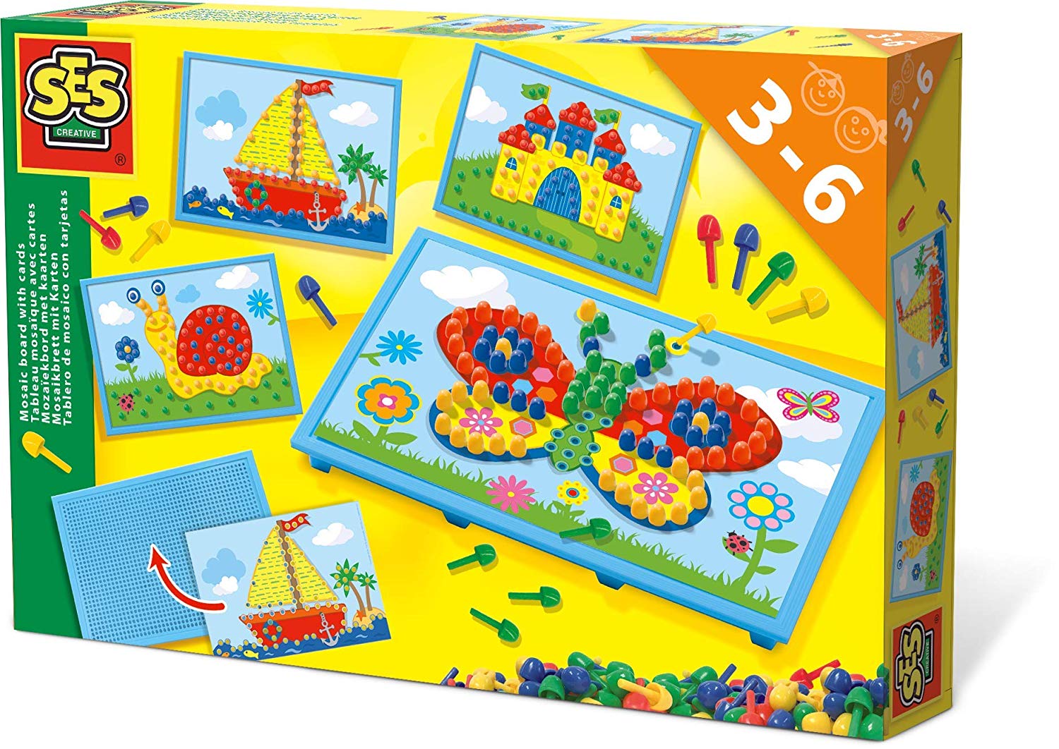 SES Creative Mosaic Board With Templates