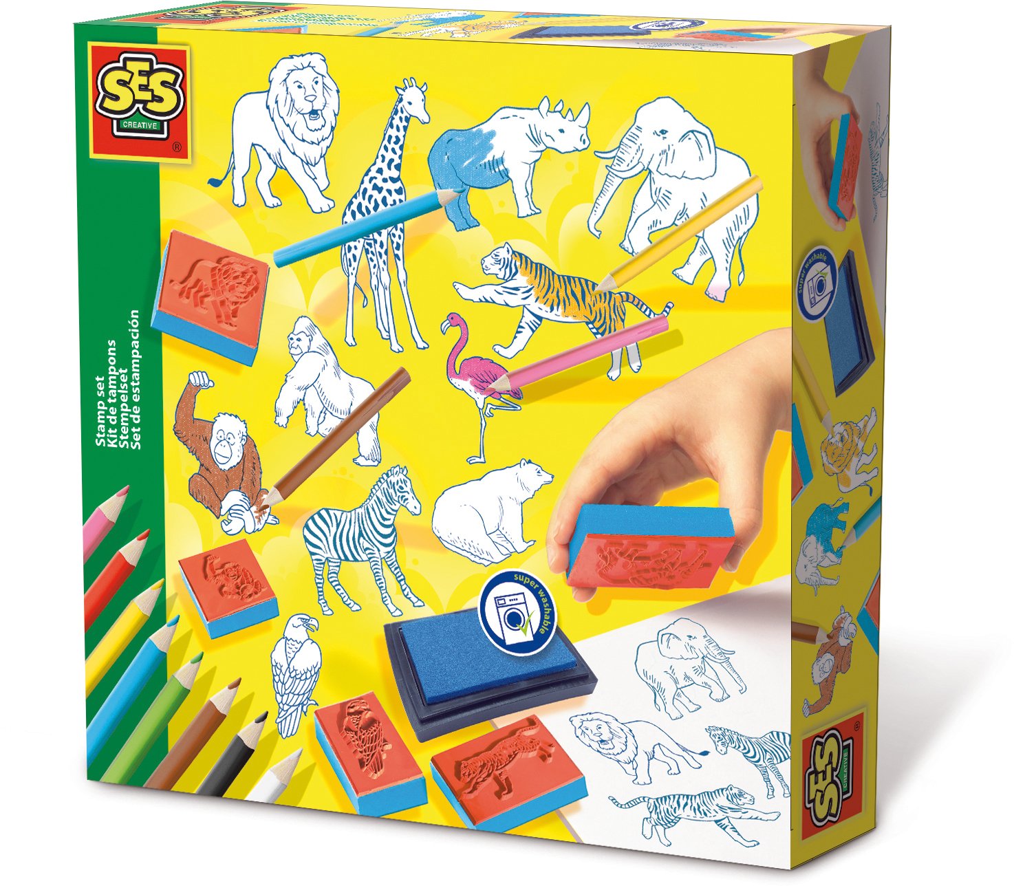 SES Creative Stamp Set Zoo