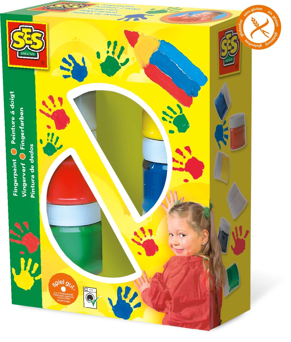 SES Creative Washable Fingerpaints Pack Of