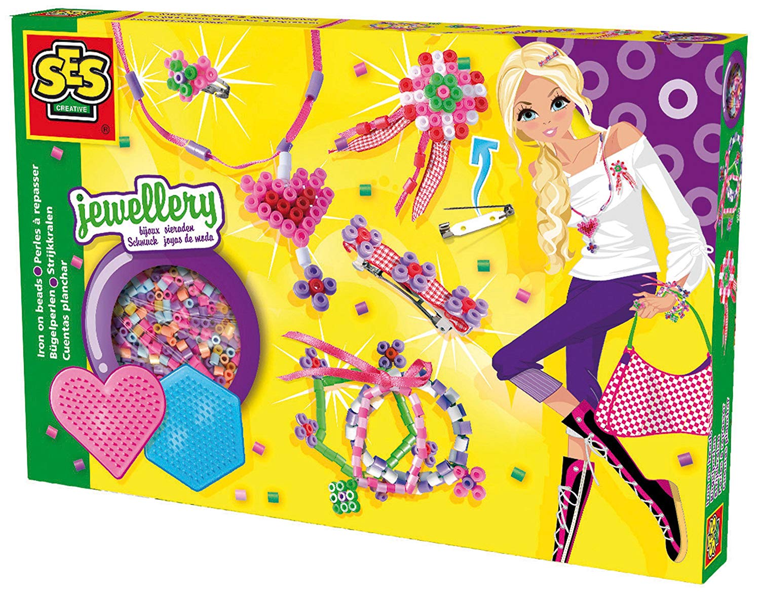 SES Creative Ses Germany Ironing Beads Set Jewellery