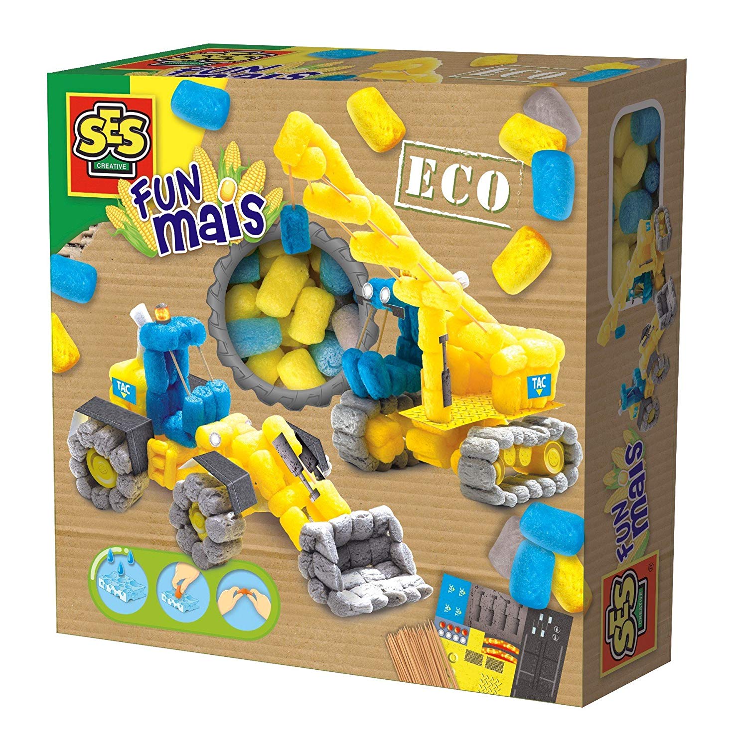 SES Creative Ses Funmais Construction Vehicles Set Multi Colour