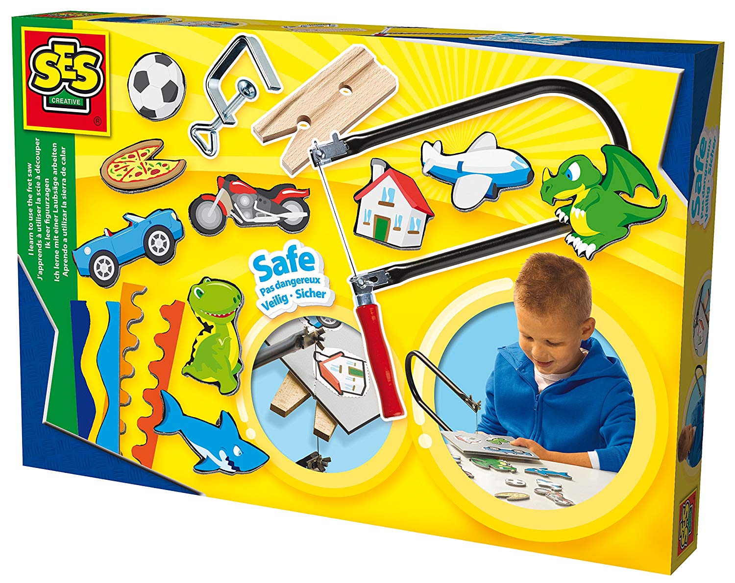 SES Creative Ses I Learn To Use The Fret Saw Craft Multi Colour