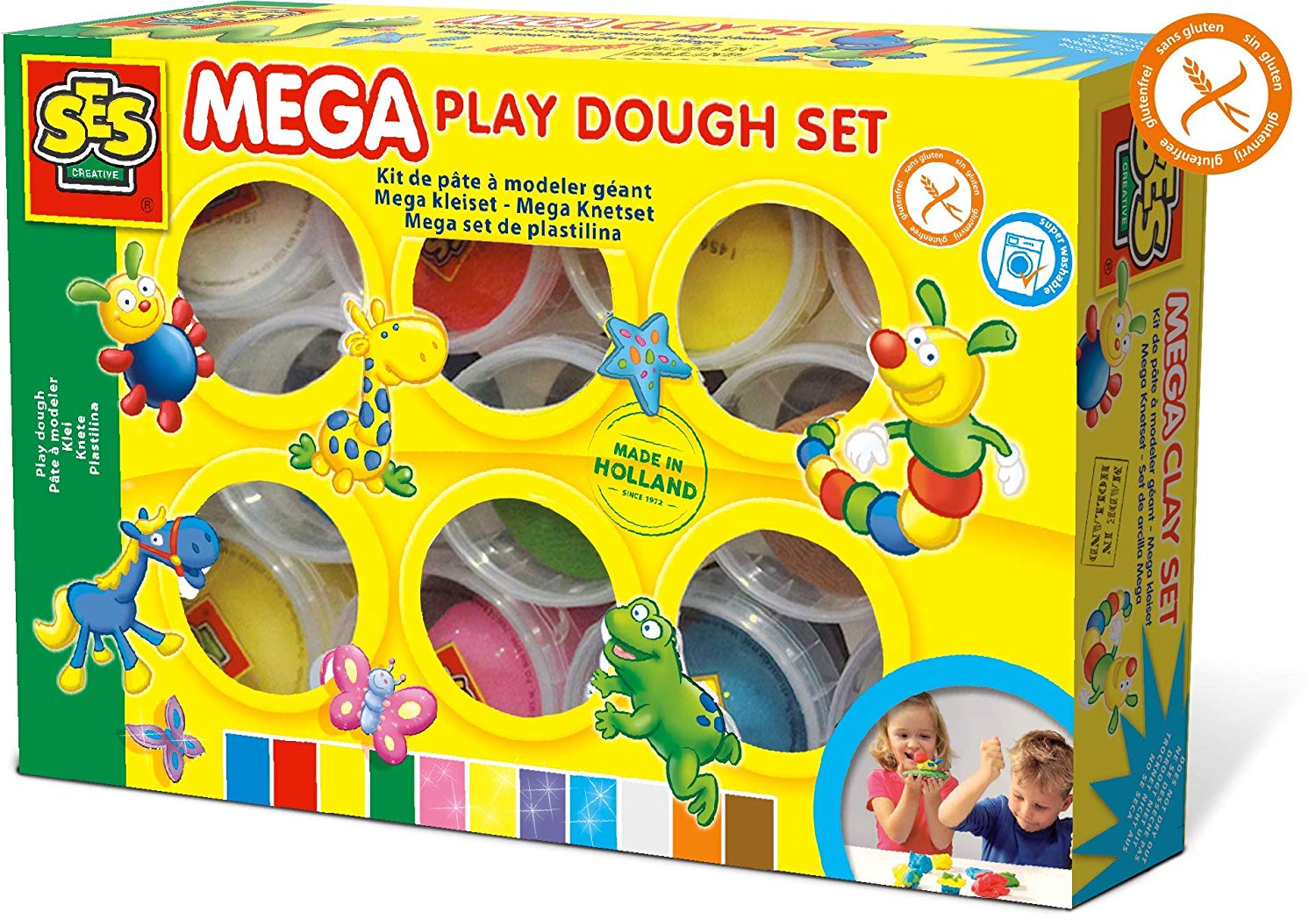 SES Creative Ses Mega Clay Set Multi Colour