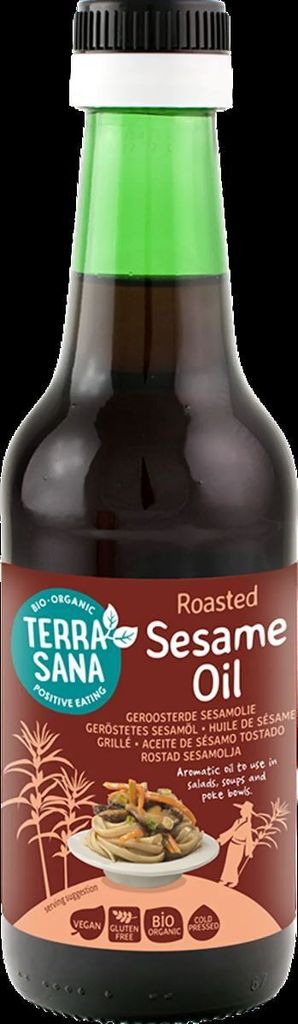 Sesame oil (from roasted seeds) gluten-free 250 ml - TERRASANA