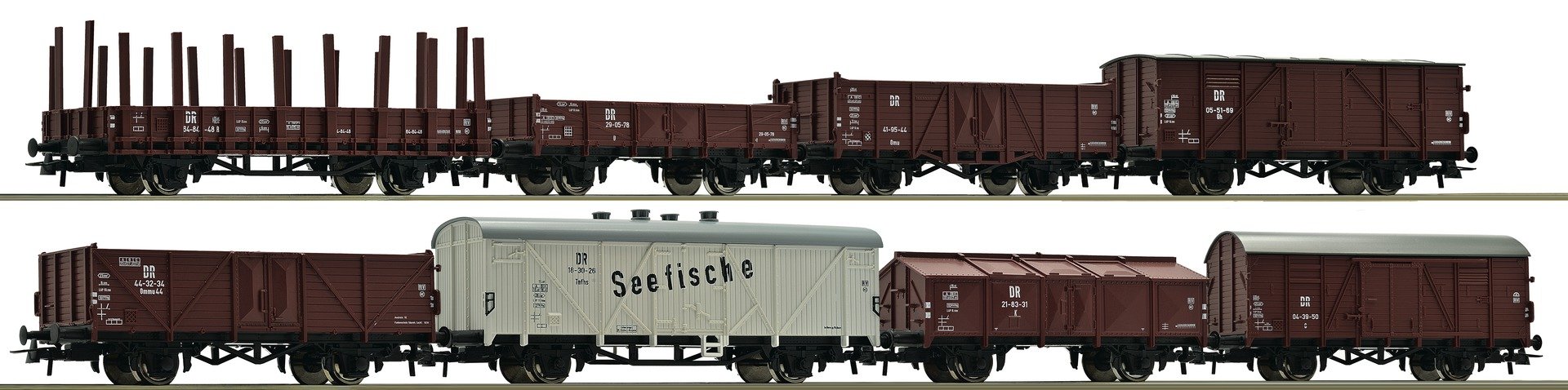 Roco Set Pieces Dr Goods Wagon