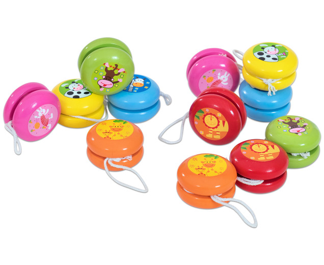 Betzold Colourful Wooden Yoyos
