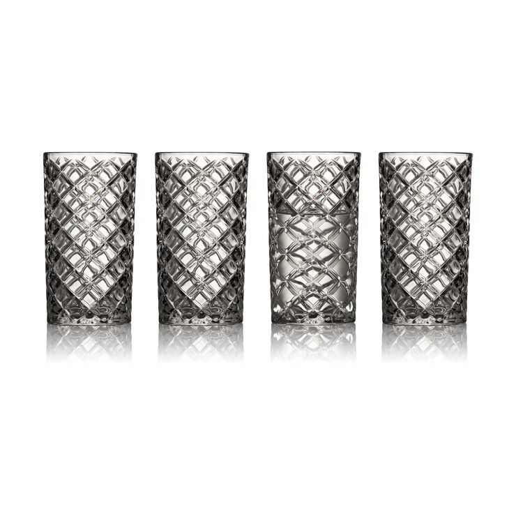 Lyngby Glas Sevilla highball glass 41 cl pack of 4