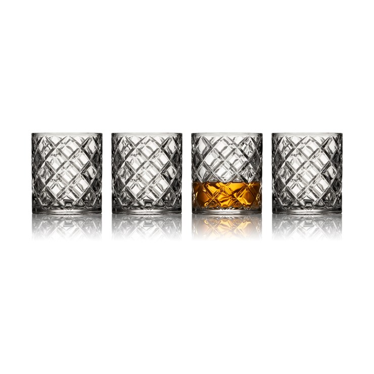 Lyngby Glas Sevilla whiskey glass 30 cl pack of 4