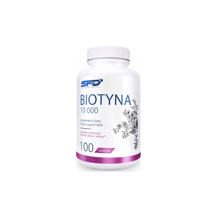 SFD Biotin 10,000 100 tablets, 1000 capsules