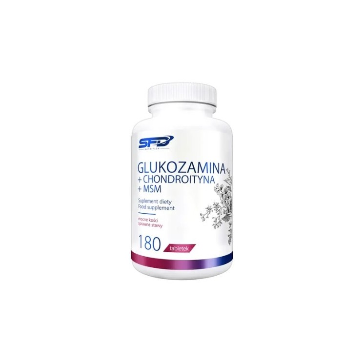 SFD Glucosamine + Chondroitin + MSM 180 tablets, 180 capsules