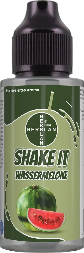 HERRLAN-PSM e.K. SHAKE IT Watermelon Flavor, high-dose food flavor in a practical shaker bottle | HERRLAN - Quality