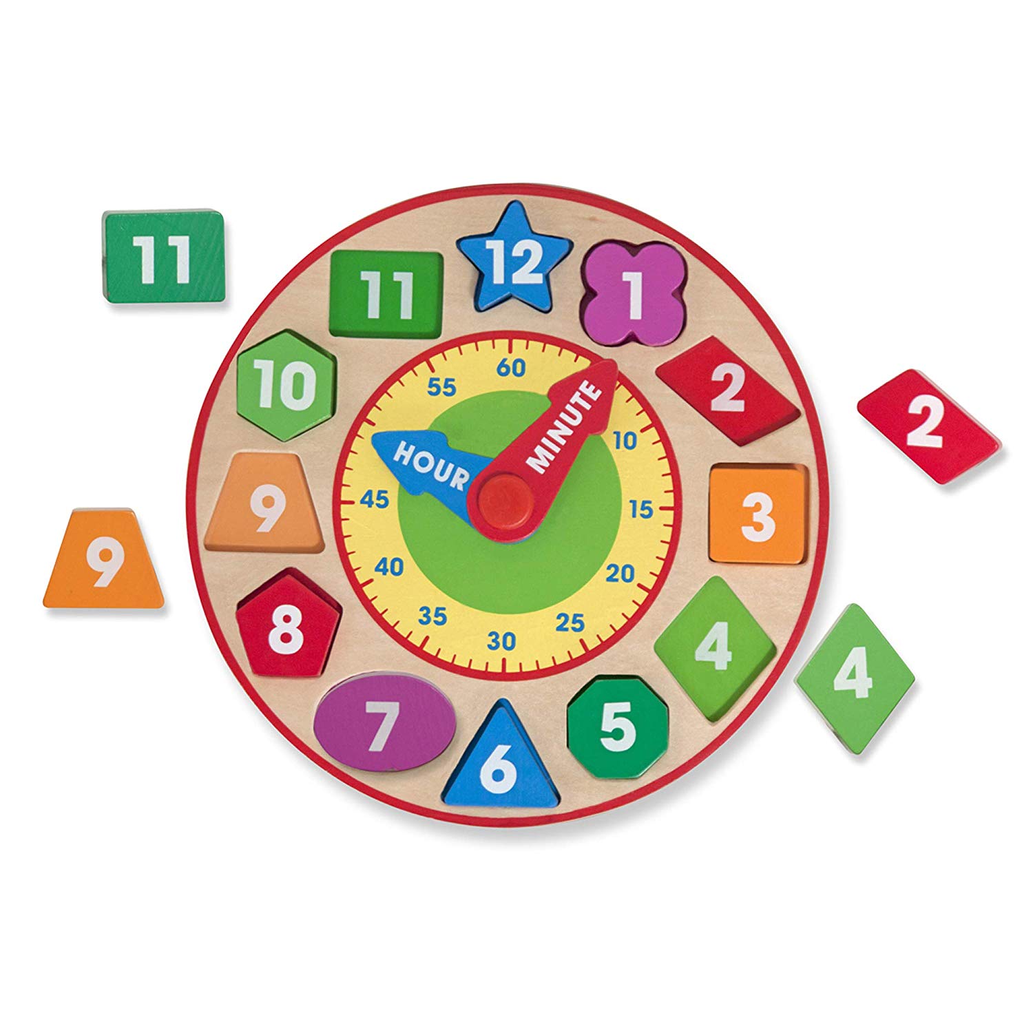 Melissa & Doug Shape Sorting Clock A